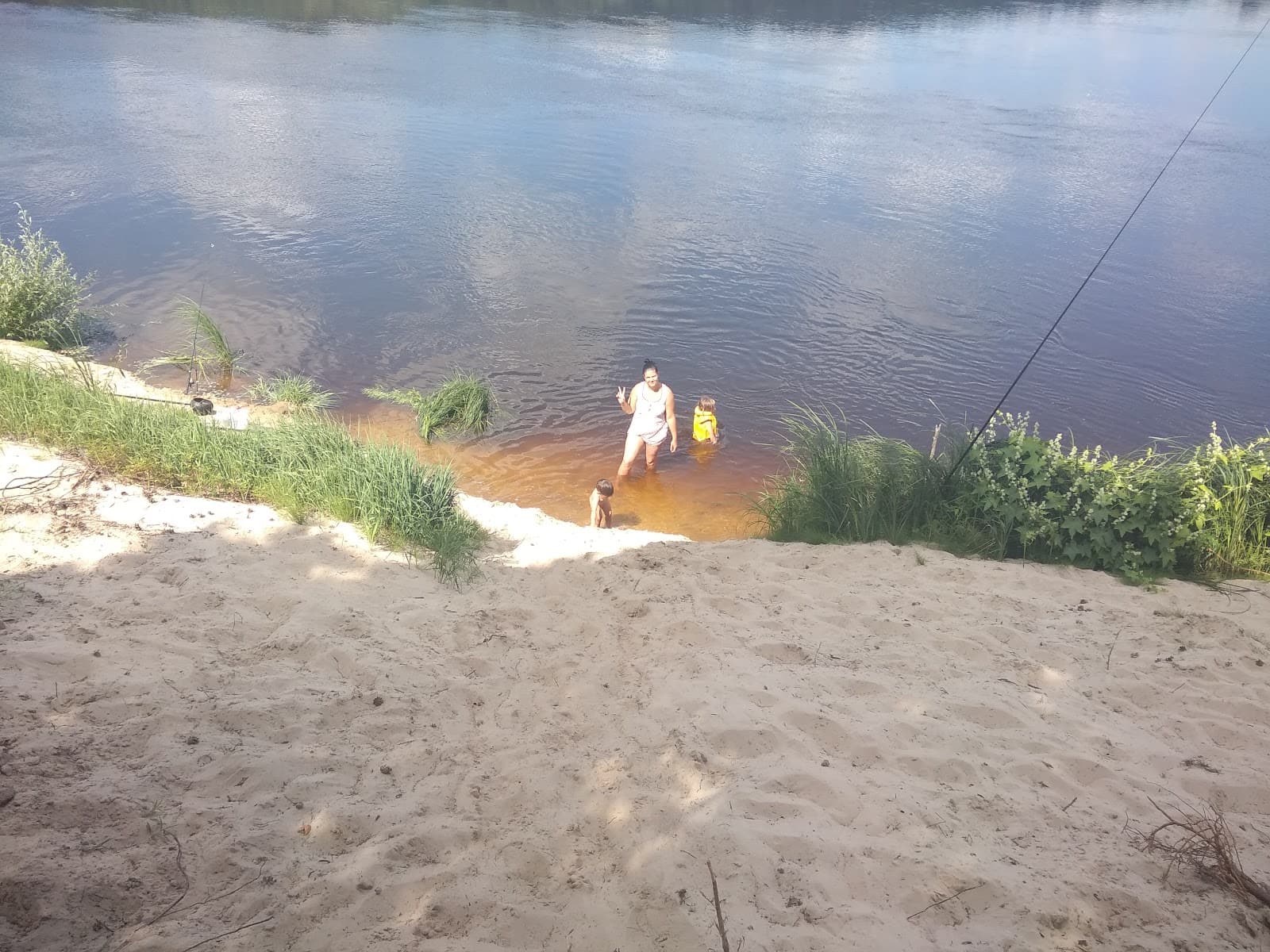 Дніпро, в бік Білорусії
